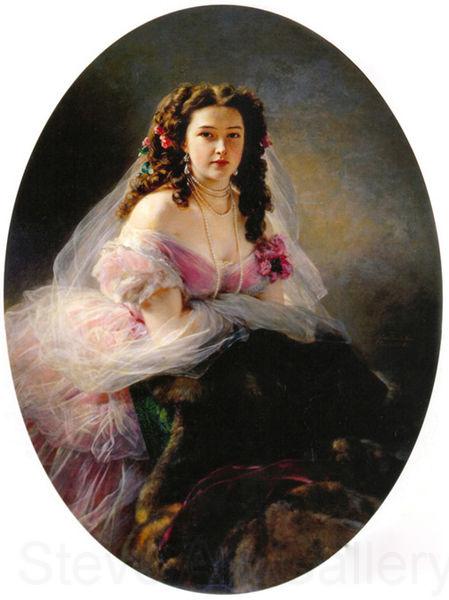 Franz Xaver Winterhalter Varvara Korsakova Spain oil painting art